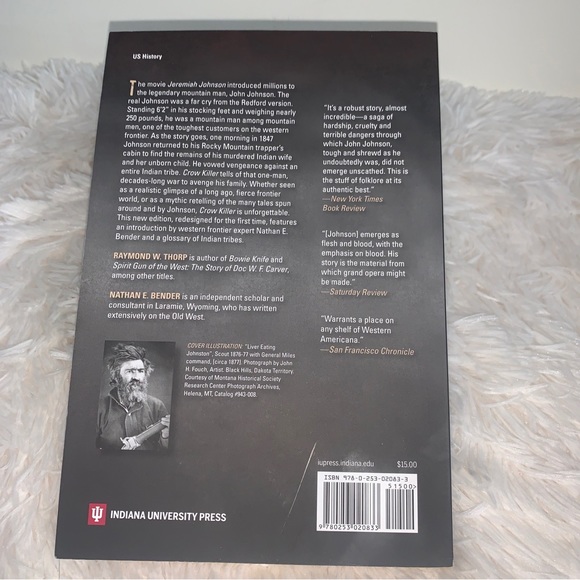 Crow Killer, New Edition : The Saga of Liver-Eating Johnson Paperback - Picture 3 of 3